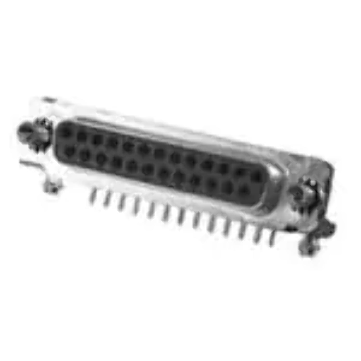 1734350-1 Connector D-Sub Receptacle 25 Position Solder RA Thru-Hole ...