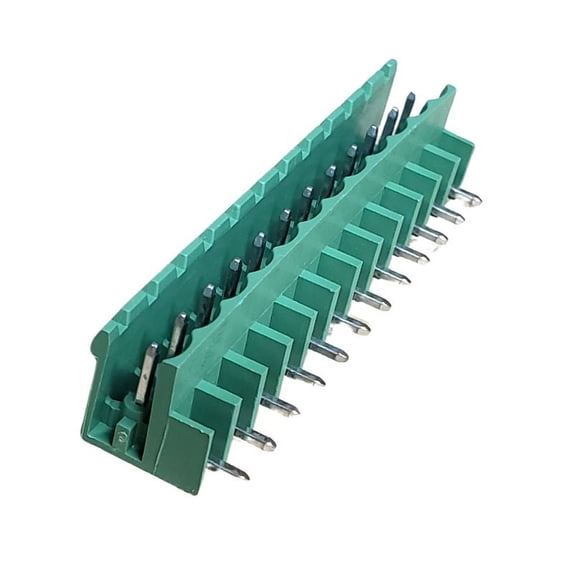 1735785 - TERM BLOCK 12P SHRD PCRA 5MM MALE W/O SIDE PANELS GRN