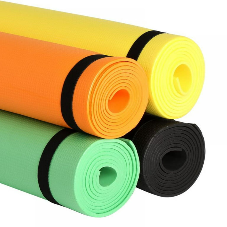 173cm Extra Thick Yoga Mats High Density Anti-Tear Exercise Yoga Mat with  Carrying StrapLose Weight Fitness Exercise Pad,Best Gift for Lover Green