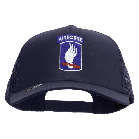 173rd Airborne Brigade Combat Team Embroidered Solid Cotton Twill Mesh Prostyle Cap - Navy OSFM