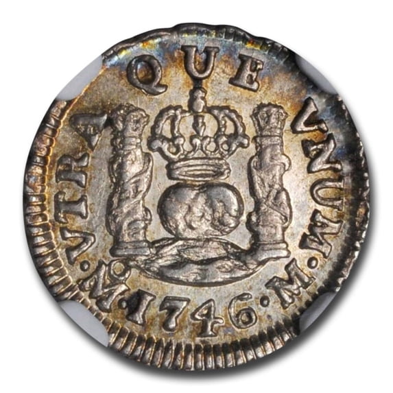1746 Mo-M Mexico 1/2 Real Philip V MS-63 NGC