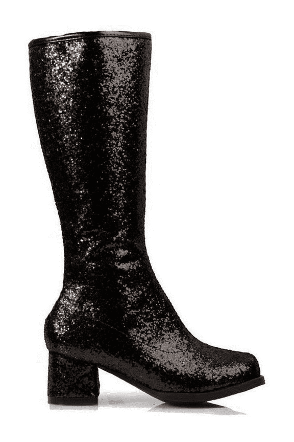 175-DORA-G, 1.75" Heel Childrens Glitter Gogo Boot.