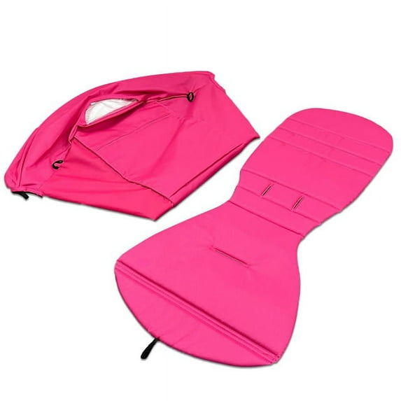 175 Degrees Stroller Hood & Mattress For Babyzen Yoyo2 Yoya Baby Stroller Accessories With Back Zipper Pocket Cushion For Yoyo
