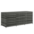 thumbnail image 1 of 175 Gallon Outdoor Storage Box with Inner Liner, PE Rattan Wicker Deck Box with Pneumatic Bar Lift for Indoor & Outdoor, Patio Furniture Cushions, Pool Toys, Garden Tools, Mixed Gray, 1 of 9
