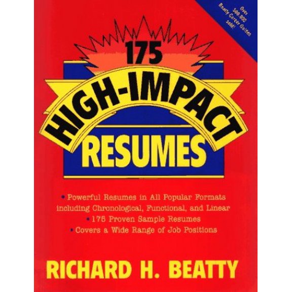 Pre-Owned 175 High-Impact Resumes (Paperback) 9780471123989