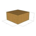 thumbnail image 1 of 12x12x6 Kraft Brown Corrugated Shipping Boxes, 32 ECT Single-Wall, Qty 175, 1 of 4