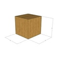thumbnail image 1 of 6x6x6 Kraft Brown Corrugated Shipping Boxes, 32 ECT Single-Wall, Qty 175, 1 of 3