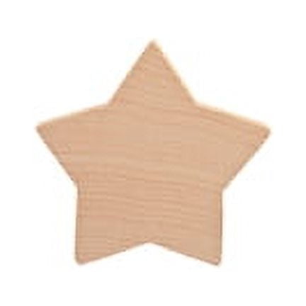 175 Pcs of 1-3/8" x 3/16" Country Stars Cut Outs 1-3/8" tall x 1-3/8" wide x 3/16" thick
