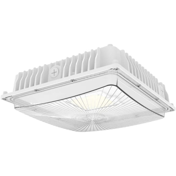175-Watt Equivalent Integrated LED White Water Resistant IP65 Canopy Light 3000/4000/5000K 39905