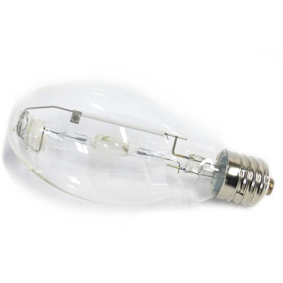 Satco S5824 - 175 watt; Metal Halide HID; Mogul extended base; ED28; Clear; 65 CRI; 4200K