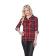 thumbnail image 1 of 17555-01-XL Oakley Stretchy Plaid Button Shirt, Red & Black - Extra Large, 1 of 1