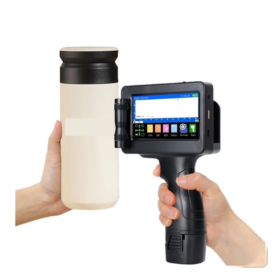 1755PLUS 12.7mm Portable Printers Handheld Inkjet Printer Text QR Barcode Batch Number Logo Image Date Printing Machine
