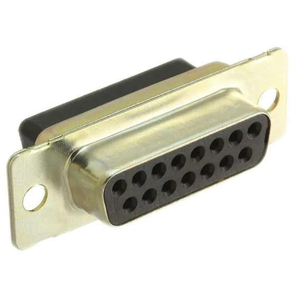 1757820-2 Conn Housing RCP D-SUB 15 POS Crimp ST Panel Mount