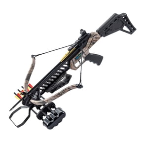 175Lbs Hound Recurve Crossbow Kit 255 FPS w/ Scope Quiver Arrows