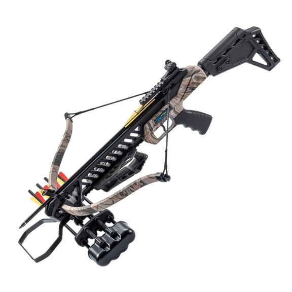 175Lbs Hound Recurve Crossbow Kit 255 FPS w/ Scope Quiver Arrows