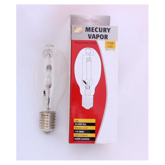 175W Vapor Lightbulb,Mogul Base, 120V Energy Saver
