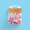 thumbnail image 1 of 175g Assorted Size Buttons 2 Hole and 4 Hole Craft Buttons for Sewing DIY Manual Painting DIY Handmade Ornament, 1 of 6
