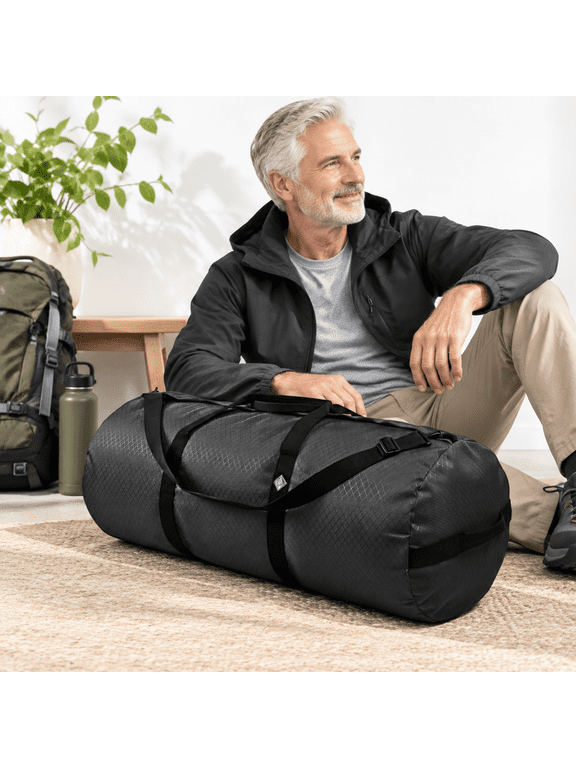 175l Heavy Duty Duffle Bag Weatherproof Ripstop Travel Gear