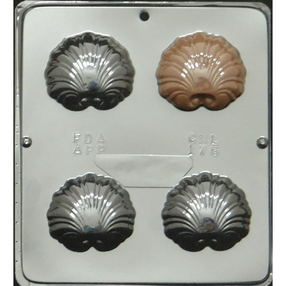 176 Sea Shells Chocolate Candy Mold