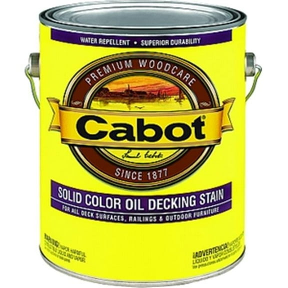 17608 1 Gallon- Med Base Solid Oil Decking Stain- 250 Voc