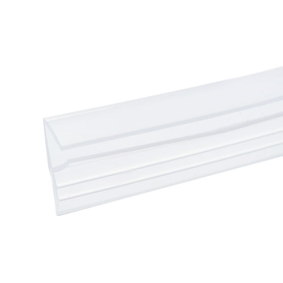 177.17" Long, for 1/2"(12mm) Glass, F-Type Frameless Glass Door Side Seal Strip