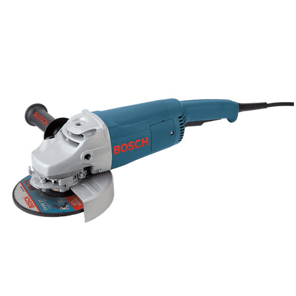 1772-6 7 In. Large Angle Grinder 15 Amp Corded Grinder with Lock-On Switch