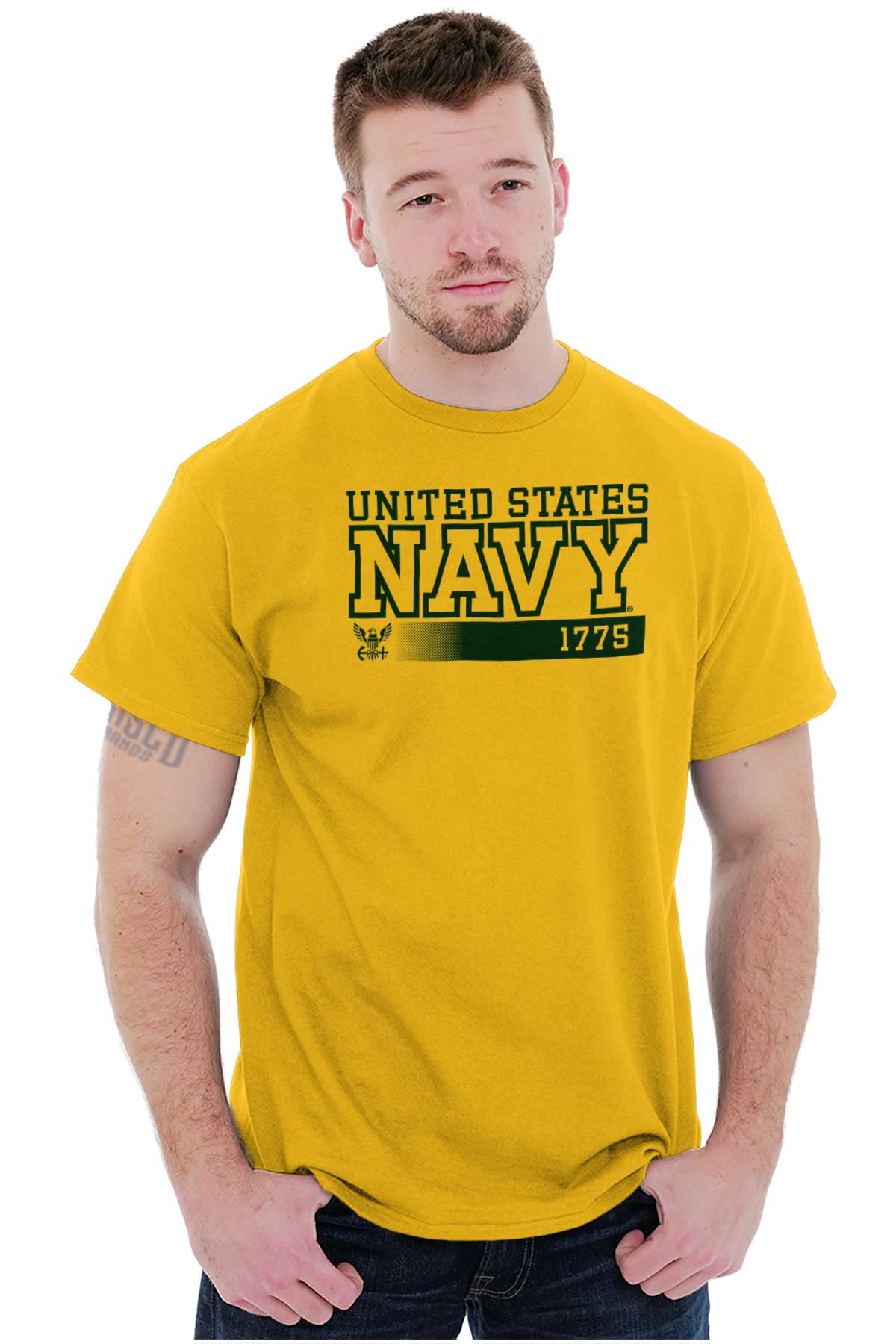 United States Navy Anchor Logo 1775 Men's Graphic T Shirt Tees Brisco ...