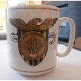 thumbnail image 1 of 1776-1976 Minuteman Bicentennial Coin Spirit of 76 Ceramic Coffee Mug 23 KT Gold, 1 of 1