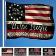 thumbnail image 1 of 1776-2026 250Th Anniversary Flag, We The People, Us Flag , Black Fabric, Front Yard Decorations Outdoor, Patriotic Decor, 2*3/3*5FT, 1 Pc, 1 of 6