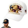 thumbnail image 1 of 1776-2026 Baseball Cap United States 250th Anniversary Eagle Handmade Embroidery Hat for Men Women Adjustable, 1 of 8
