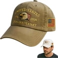thumbnail image 1 of 1776-2026 Baseball Cap United States 250th Anniversary Eagle Handmade Embroidery Hat for Men Women Adjustable, 1 of 12