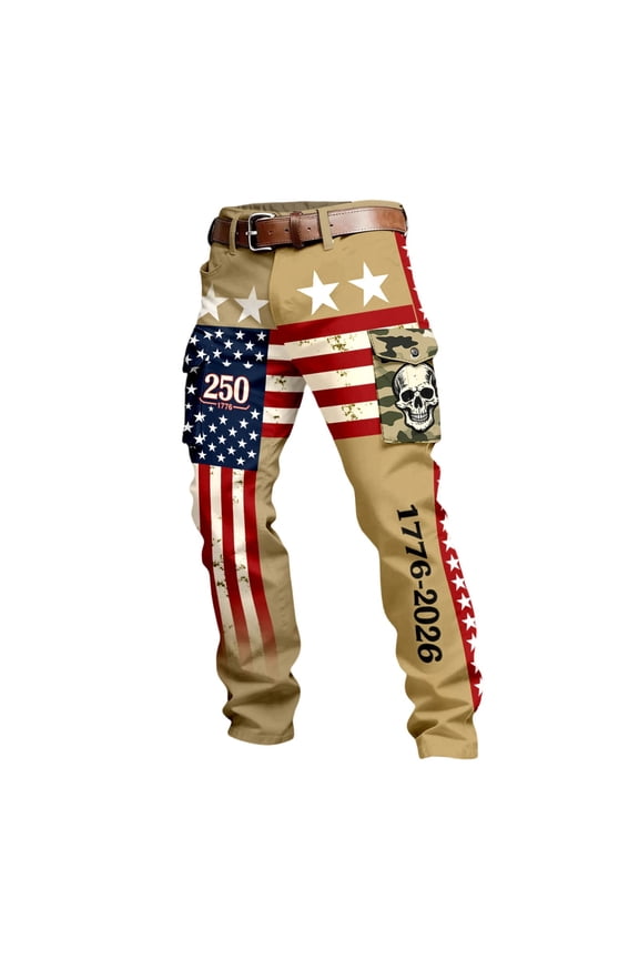 1776-2026 Freedom Inspired Tactical Work Pants for Men