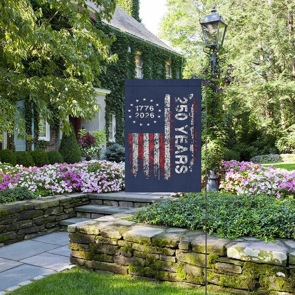1776 2026 Garden Flag Betsy Ross Patriotic Vintage American Flag Double Sided Yard Decoration, 12x18 Inch