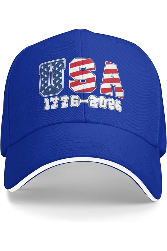 1776 2026 USA 250th Birthday Anniversary 250 USA Patriotic Hat Baseball Cap