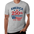 thumbnail image 1 of 1776-2026 United States Patriotic Retro USA 250 Years Semiquincentennial Unisex Adult Tee 1776-2026 250 Years of America Graphic Casual T-Shirt for Men Women, 1 of 2
