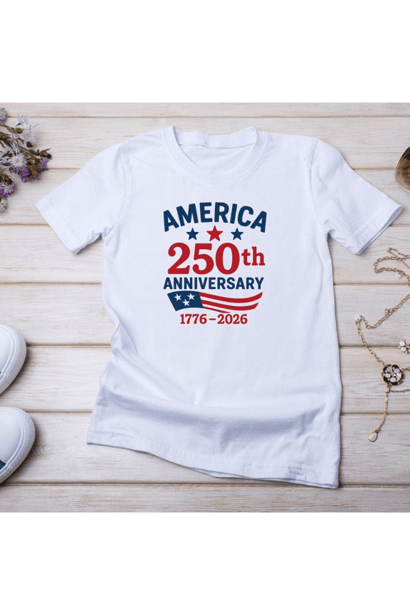 1776-2026 United States Patriotic Retro USA 250 Years Semiquincentennial Unisex Adult Tee 1776-2026 250 Years of America Graphic Casual T-Shirt for Men Women