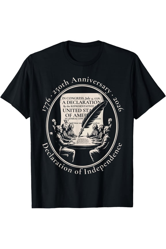 1776 250th Anniversary Declaration of Independence 2026 T-Shirt, Unisex T-Shirt
