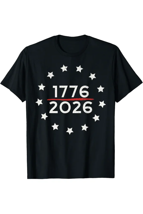 1776 250th Anniversary USA Betsy Ross Flag 4th July T-Shirt