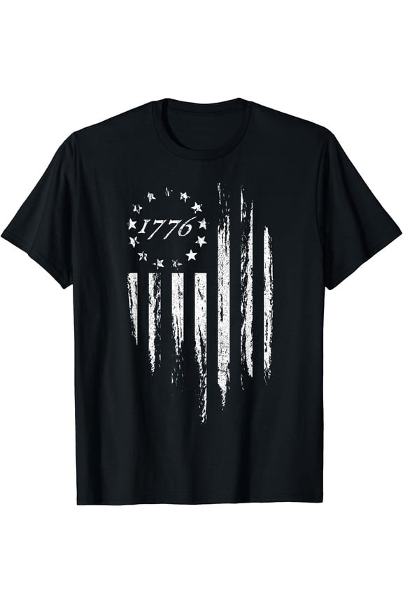 1776 American Flag Betsy Ross 13 Stars USA 4th Of July Gift T-Shirt
