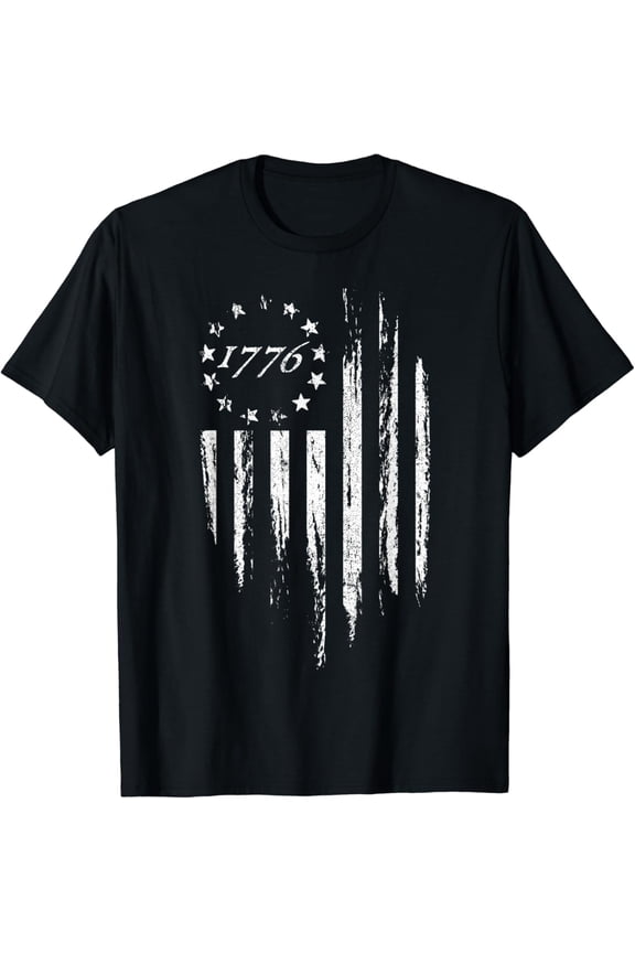 1776 American Flag Betsy Ross 13 Stars Usa 4Th Of July Gift T-Shirt Unisex S-5XL Hot Trending Shirt, Vintage Birthday Gift