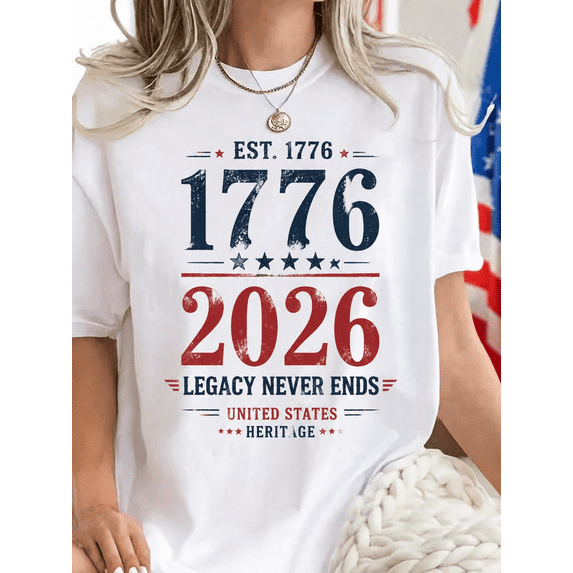 1776 American Heritage Graphic T-Shirt – Retro Patriotic USA Freedom Legacy Tee for Everyday Wear