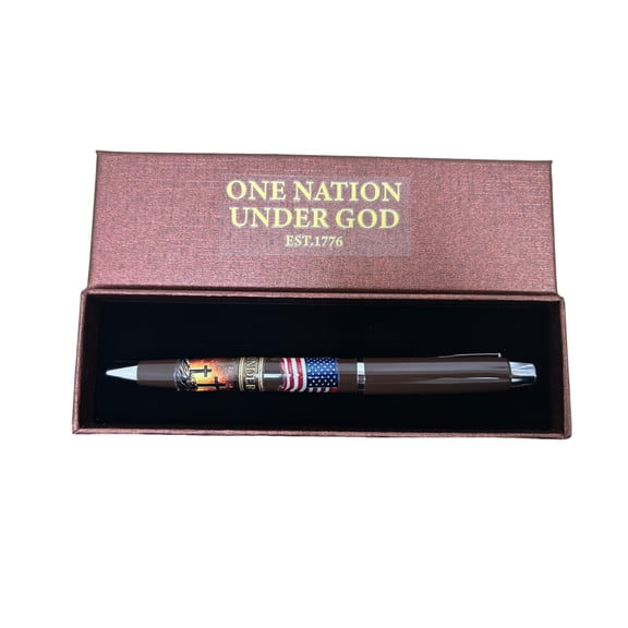 1776 Americans Independence Commemorative Pen 3ml Patriotic Writing Instrument Historical Collectible Gift for US History Enthusiasts and Patriots
