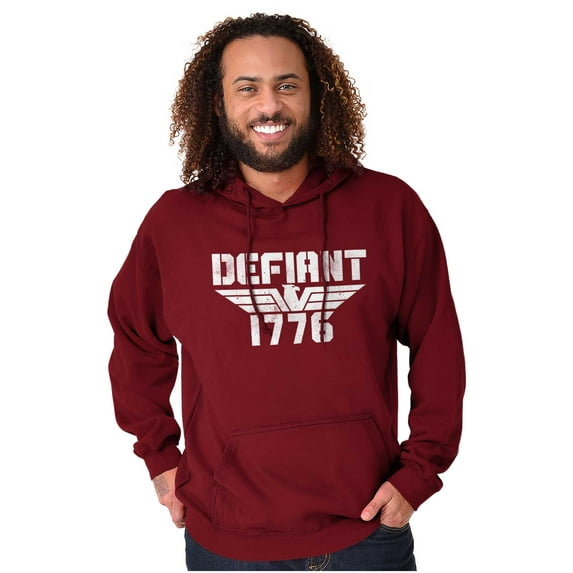 1776 Defend Freedom Independence Hoodie Sweatshirt Women Men Brisco Brands 2X