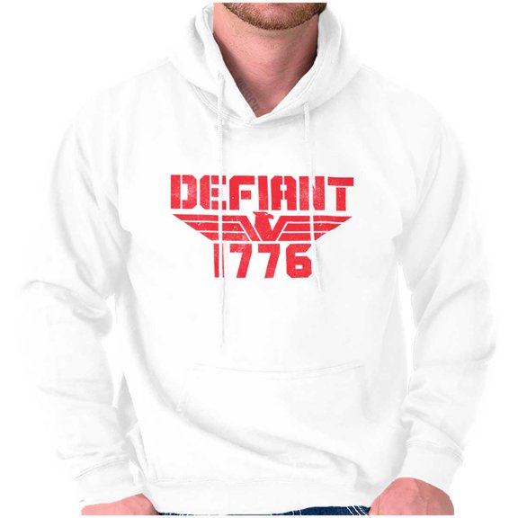 1776 Defend Freedom Independence Hoodie Sweatshirt Women Men Brisco Brands L