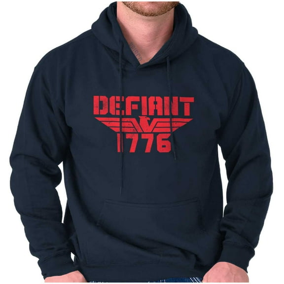 1776 Defend Freedom Independence Hoodie Sweatshirt Women Men Brisco Brands M