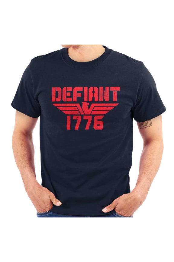 1776 Defend Freedom Independence Men's Graphic T Shirt Tees Brisco Brands L