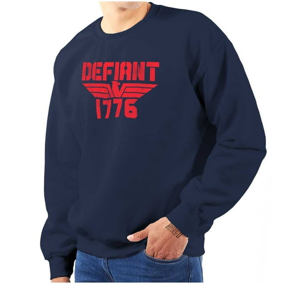 1776 Defend Freedom Independence Unisex Plus Fleece Graphic Sweatshirt Brisco Brands 3X
