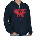 thumbnail image 1 of 1776 Defend Freedom Independence Zip Up Hoodie Men's Women's Brisco Brands S, 1 of 6