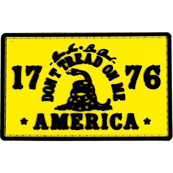 Merica Life 1776 Don't Tread on Me - America Patch, 3 x 2