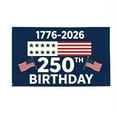 thumbnail image 1 of 1776 Flag, Us Flag, Outdoor American Flag, American Flag Outdoor, 36X60 In, Grommets, Flag Banner, 250Th Anniversary, 2026 Banner, Anniversary Banner, Patriotic Decorations,, 1 of 3